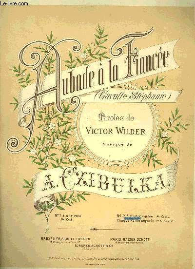 AUBADE A LA FIANCEE
