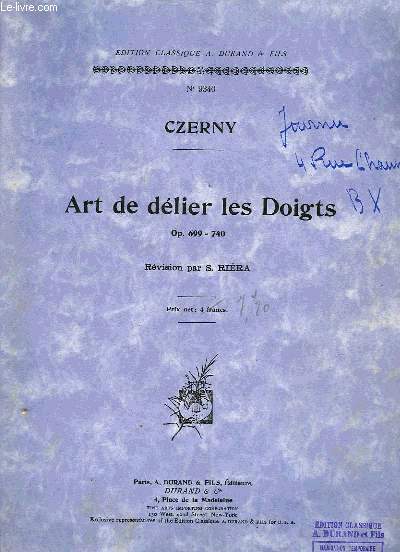 ART DE DELIER LES DOIGTS