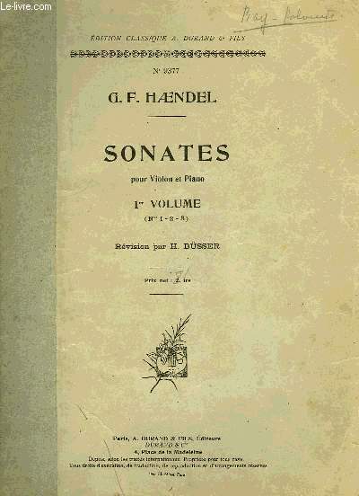 SONATES POUR VIOLON ET PIANO