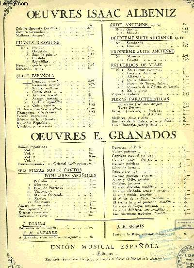 SUITE ESPAGNOLE