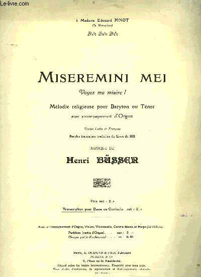 MISEREMINI MEI