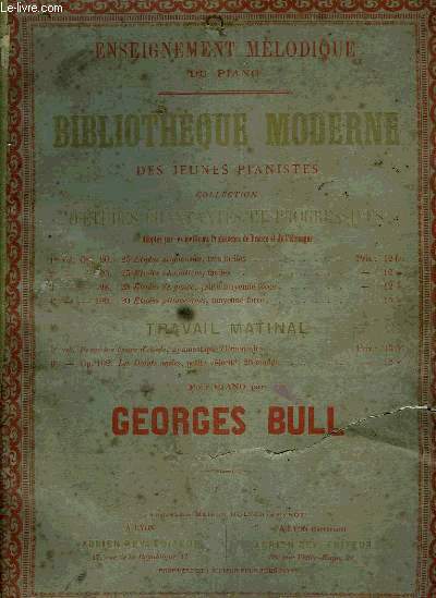 BIBLIOTHEQUE MODERNE DES JEUNES PIANISTES