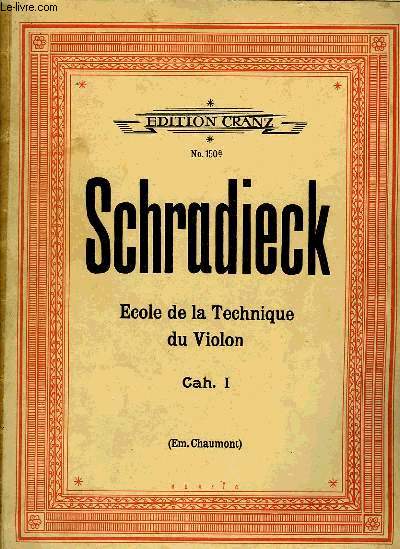 ECOLE DE LA TECHNIQUE DU VIOLON