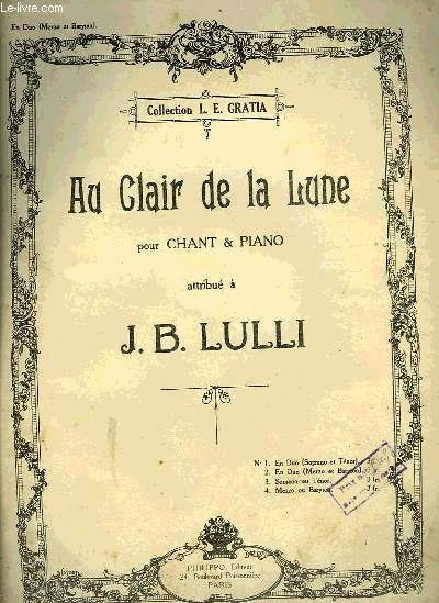 AU CLAIR DE LA LUNE