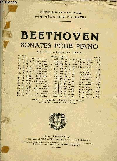 SONATES POUR PIANO