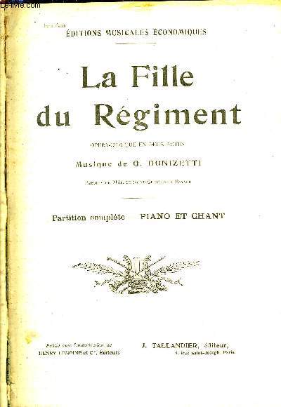LA FILLE DU REGIMENT