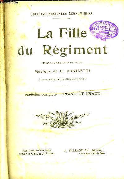 LA FILLE DU REGIMENT