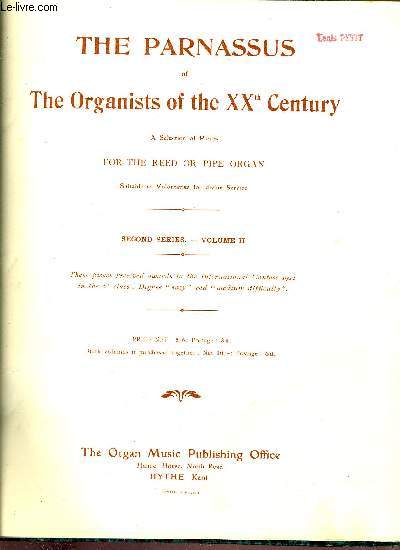 THE PARNASSUS OF THE ORGANISTS OF THE XXTH CENTURY