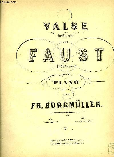 VALSE BRILLANTE SUR FAUST