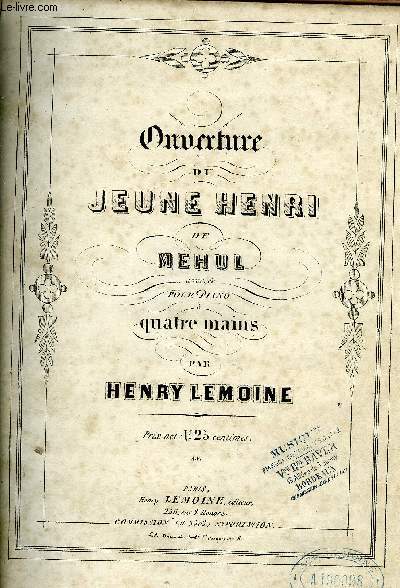 OUVERTURE DU JEUNE HENRI DE MEHUL