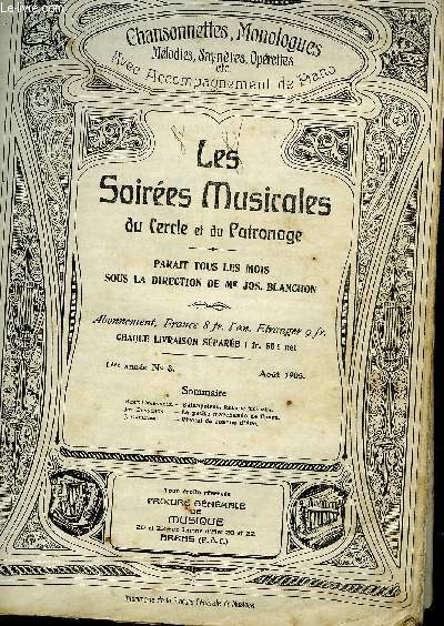LES SOIREES MUSICALES DU CERCLE ET DU PATRONAGE