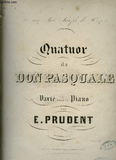 QUATUOR DE DON PASQUALE
