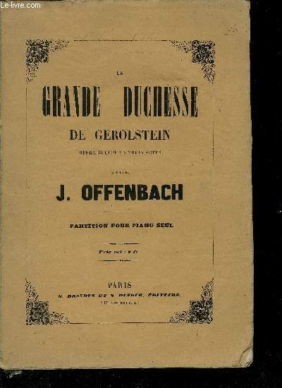 LE GRANDE DUCHESSE DE GEROLSTEIN