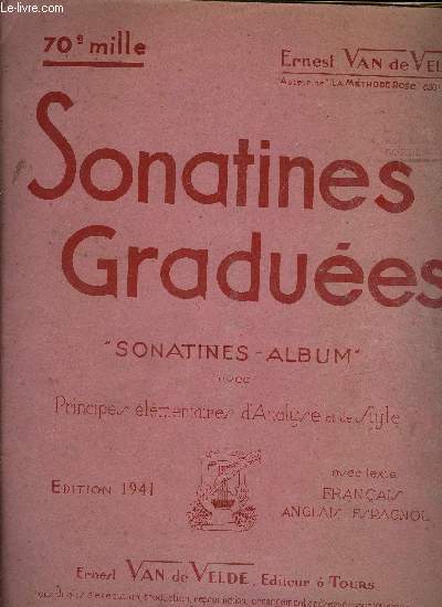 SONATINES GRADUEES