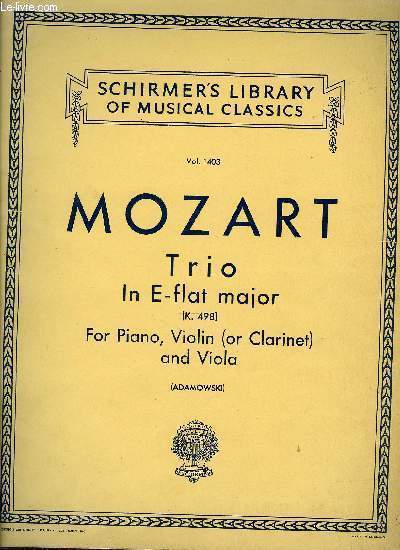 TRIO IN E FLAT MAJOR