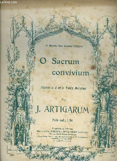 O SACRUM CONVIVIUM