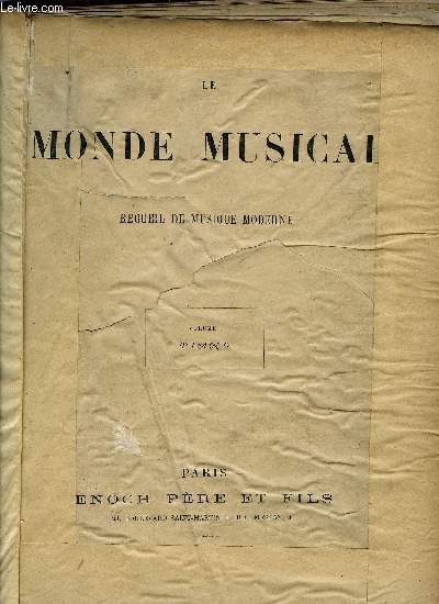 LE MONDE MUSICAL VOLUME I