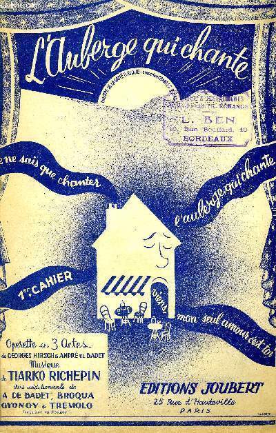 L'AUBERGE QUI CHANTE