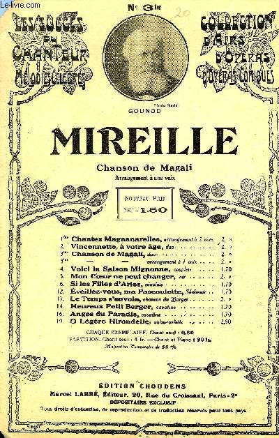 MIREILLE, CHANSON DE MAGALI