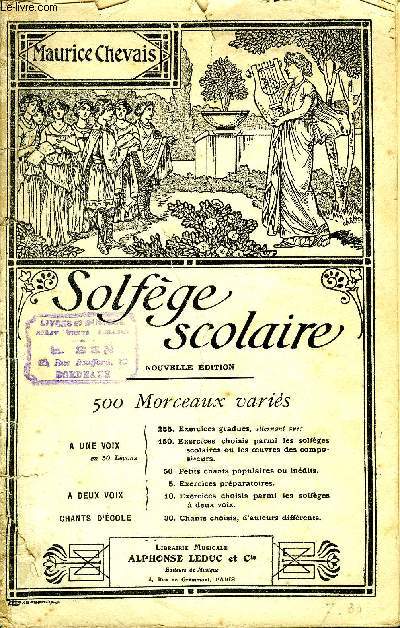 SOLFEGE SCOLAIRE