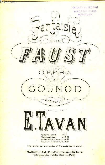 FANTAISIE SUR FAUST