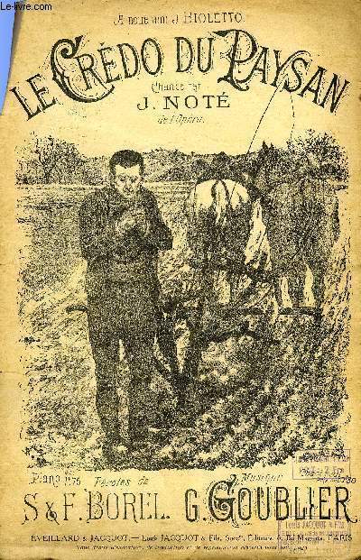 LE CREDO DU PAYSAN