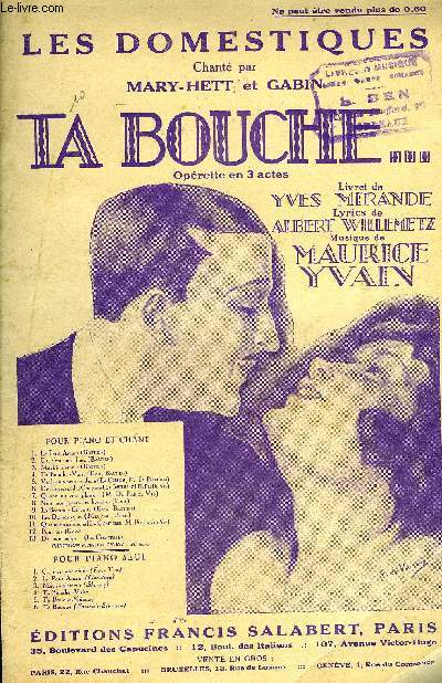 LES DOMESTIQUES