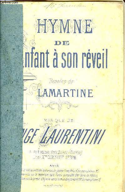 HYMNE DE L'ENFANT A SON REVEIL