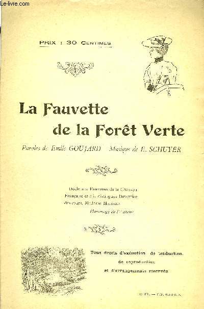 LA FAUVETTE DE LA FORET VERTE