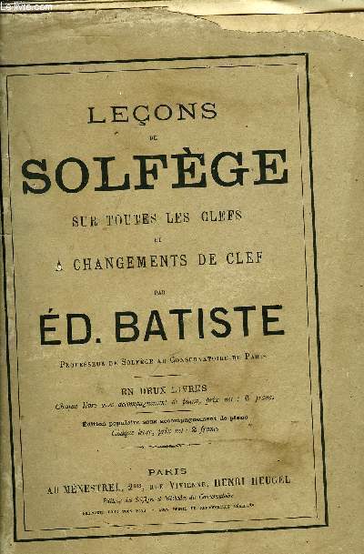 LECONS DE SOLFEGE