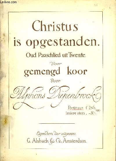 CHRISTUS IS OPGESTANDEN