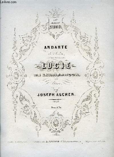 ANDANTE DE SALON SUR LUCIE DE LAMMERMOOR