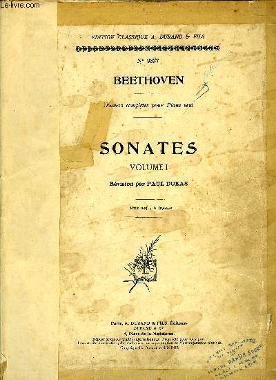 SONATES VOLUME I