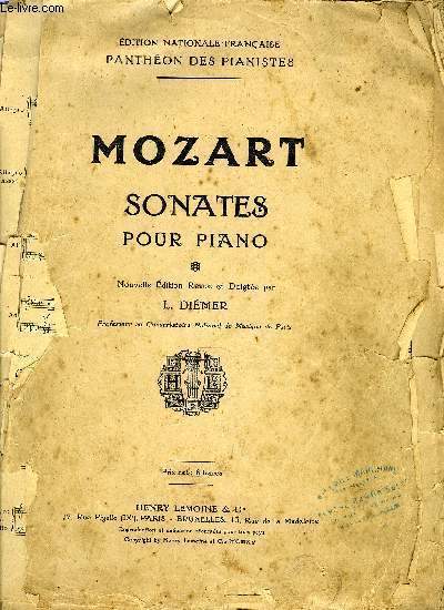 SONATES POUR PIANO