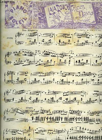 PIANO SOLEIL 10 JANVIER 1892, N2