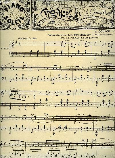 PIANO SOLEIL 25 FEVRIER 1893, N9