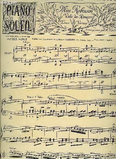 PIANO SOLEIL 5 MARS 1893, N10