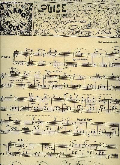 PIANO SOLEIL 19 MARS 1893, N12