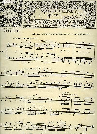 PIANO SOLEIL 21 JUIN 1893, N25