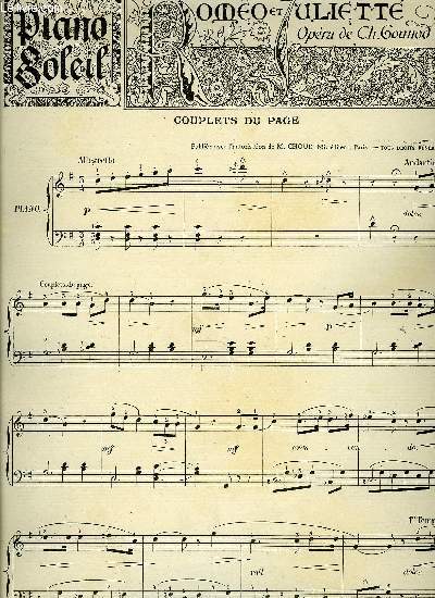 PIANO SOLEIL 1ER JUILLET 1893, N1