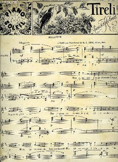 PIANO SOLEIL 3 DECEMBRE 1893, N23