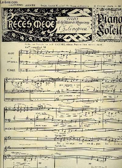 PIANO SOLEIL 4 FEVRIER 1894, N5