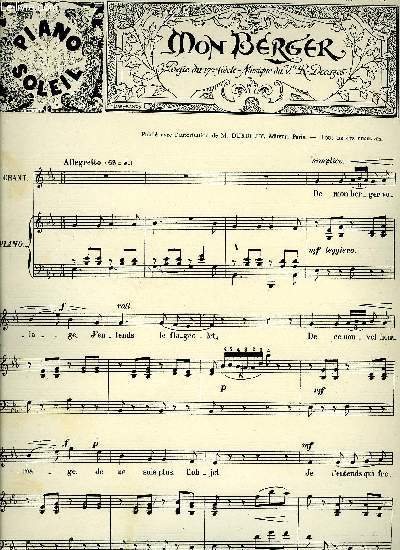 PIANO SOLEIL 8 JUILLET 1894, N2