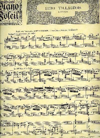 PIANO SOLEIL 5 JANVIER 1896, N1