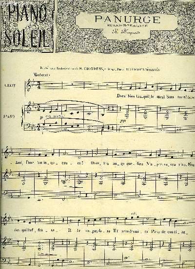 PIANO SOLEIL 9 FEVRIER 1896, N6