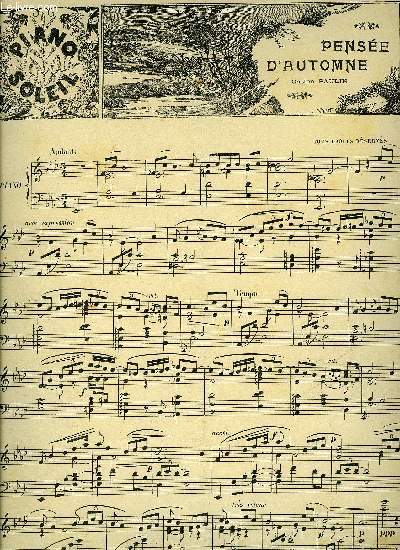 PIANO SOLEIL 10 MAI 1896, N19