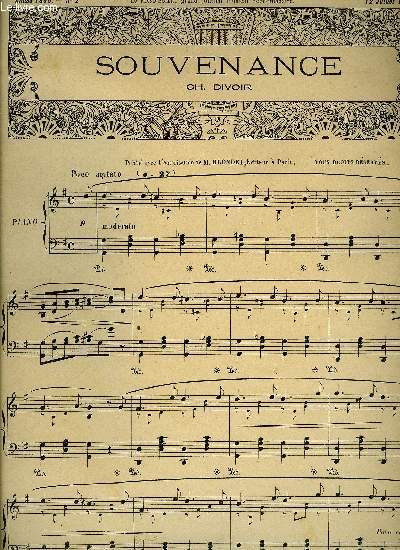 PIANO SOLEIL 12 JUILLET 1896, N2