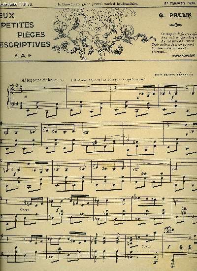 PIANO SOLEIL 27 SEPTEMBRE 1896, N13