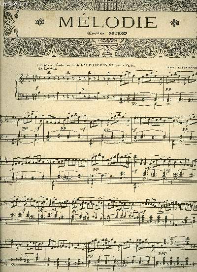 PIANO SOLEIL 15 NOVEMBRE 1896, N20