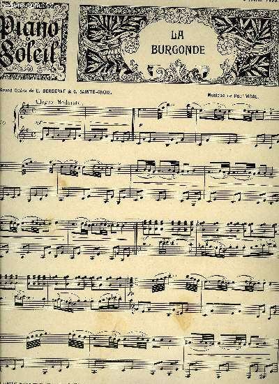 PIANO SOLEIL 5 FEVRIER 1899, N6